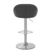 Decco Brushed Bar Stool Charcoal