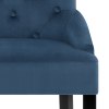 Verdi Dining Chair Blue Velvet
