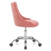 Sofia Office Chair Pink Velvet