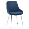 Aston Dining Chair Blue Velvet