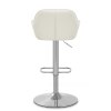Tokyo Real Leather Brushed Stool Cream