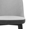 Hudson Stool Charcoal & Grey Fabric
