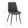 Camino Dining Chair Antique Charcoal