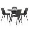 Quest 100cm Dining Table Grey Wood