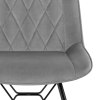 Indi Dining Chair Grey Velvet