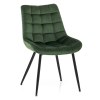 Lisbon Dining Chair Green Velvet