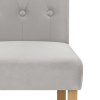 York Dining Chair Grey Velvet