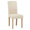 York Dining Chair Cream Fabric