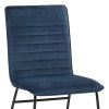Chevelle Dining Chair Blue Velvet