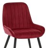 Mustang Chair Red Velvet