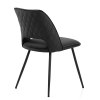 Viola Dining Chair Black Velvet
