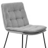 Riva Dining Chair Light Grey Fabric