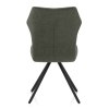 Troy Dining Chair Green Fabric