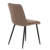 Abi Dining Chair Brown Fabric