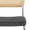 Cala Dining Chair Charcoal Fabric