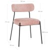 Diana Chair Pink Fabric