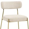 Diana Gold Chair Cream Fabric