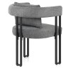 Gigi Chair & Cushion Grey Fabric