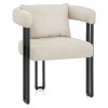 Gigi Chair & Cushion Cream Fabric
