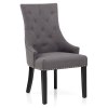 Ascot Dining Chair Charcoal Fabric