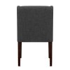 Chatsworth Walnut Dining Chair Charcoal