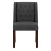 Chatsworth Walnut Dining Chair Charcoal
