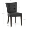 Buckingham Dining Chair Black Leather