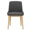 Jersey Dining Chair Oak & Charcoal