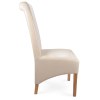 Krista Dining Chair Cream Leather