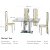 Ankara Dining Set & Trinity Chair