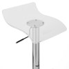 Shimmer Translucent Stool Clear