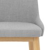 Jersey Dining Chair Oak & Light Grey