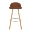 Sole Wooden Stool Antique Brown