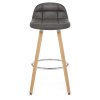 Sole Wooden Stool Grey