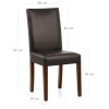 Chicago Walnut Dining Chair Brown