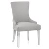 Fontaine Chair Light Grey Fabric