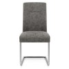 Lancaster Dining Chair Grey Leather