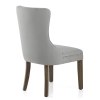 Kensington Dining Chair Grey Velvet
