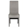 Carlo Grey Oak Chair Grey Velvet