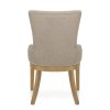 Knightsbridge Oak Chair Tweed Fabric