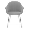 Flare Dining Chair Grey Velvet
