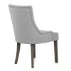 Richmond Grey Oak Chair Grey Fabric