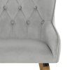 Vienna Dining Chair Grey Velvet