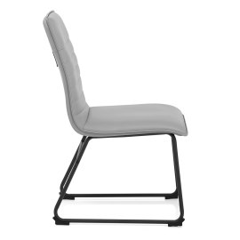 Chevelle Dining Chair Grey Leather