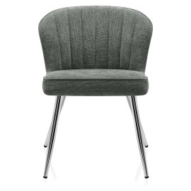 Chase Dining Chair Green Fabric
