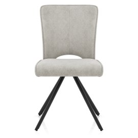 Dexter Dining Chair Light Grey Fabric