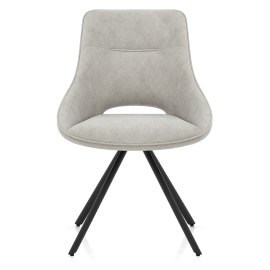 Cloud Dining Chair Light Grey Fabric
