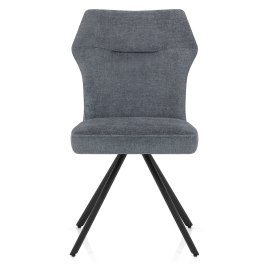 Troy Dining Chair Blue Fabric
