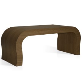 Curved Coffee Table Oak