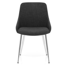 Aston Dining Chair Charcoal Fabric